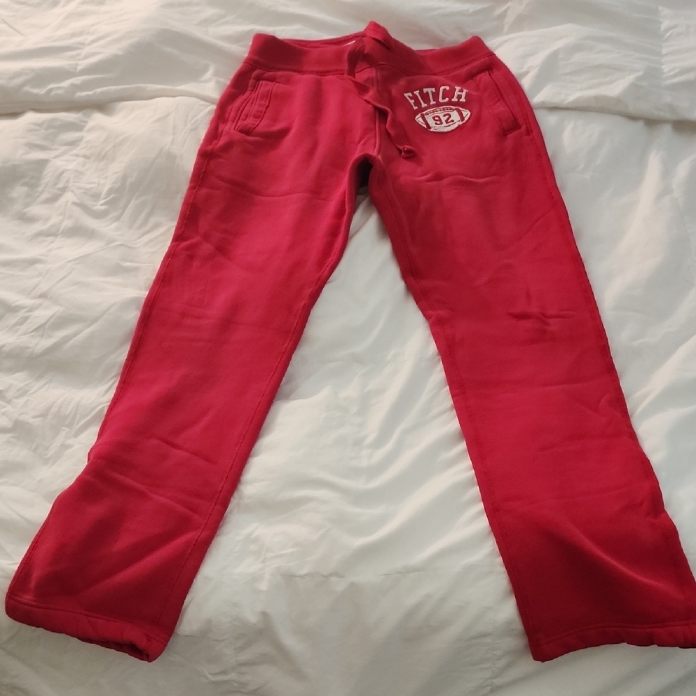 Abercrombie & Fitch Red Men's Pants